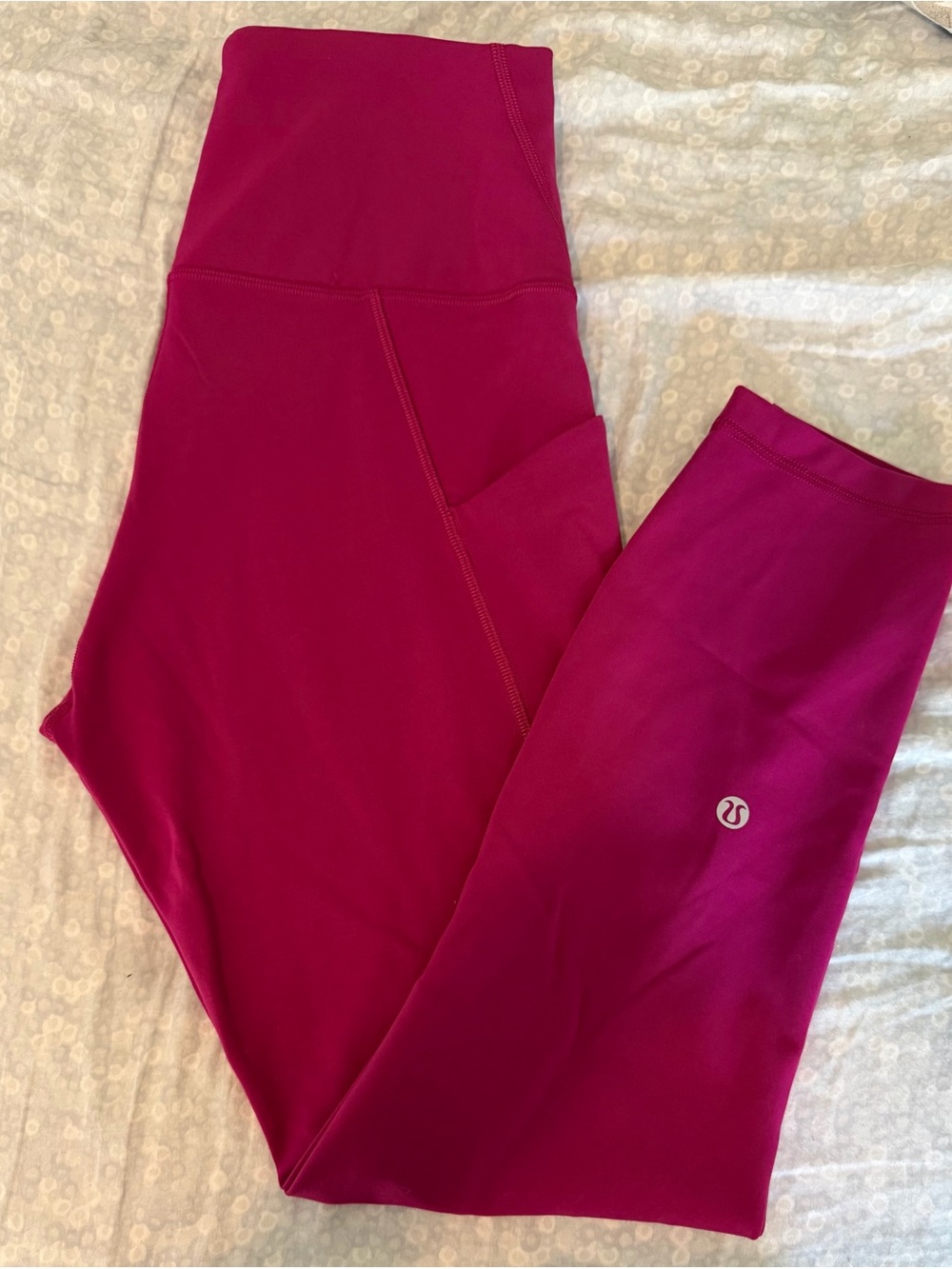 lululemon athletica Deep Magenta High-Rise Leggings